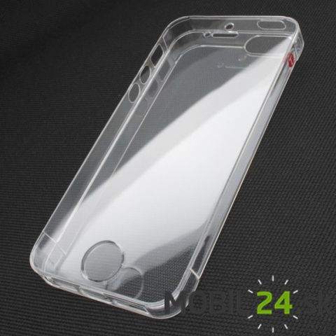 Plastové puzdro iPhone 5/5s/SE celotelové transparentné