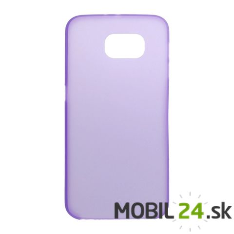 Plastové Slim puzdro na mobil Samsung Galaxy S6 fialové
