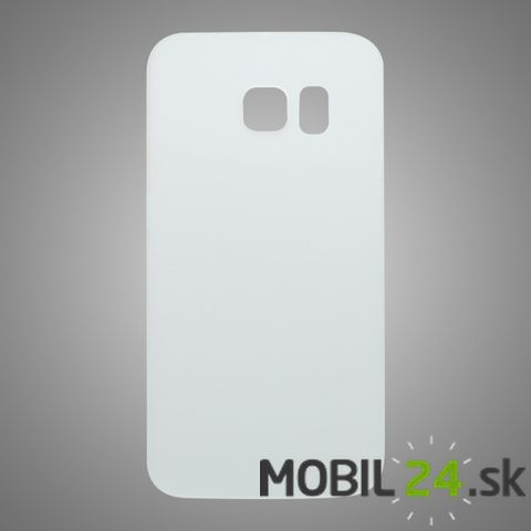 Plastové Slim puzdro Samsung Galaxy S6 Edge biele