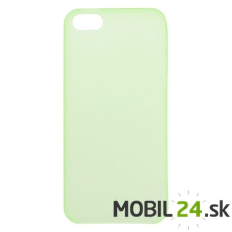 Plastové Slim puzdro iPhone 5/5s/SE svetlozelené