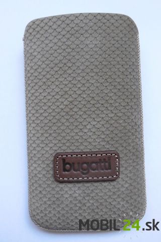 Puzdro Bugatti pre iPhone 4/4S hnedé