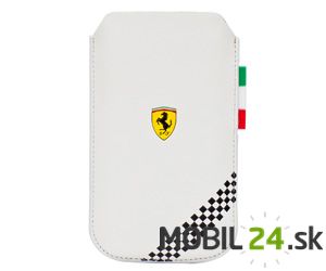 Puzdro Ferrari iPhone 4/4S Formula1 Series Pouch biele