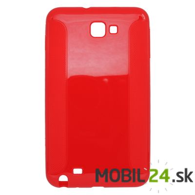 Gumené puzdro Samsung Galaxy Note červené