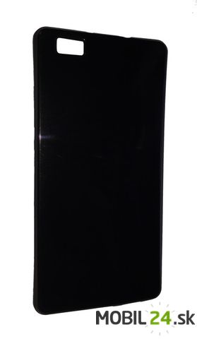 Gumené puzdro Huawei P8 LITE čierne lesklé