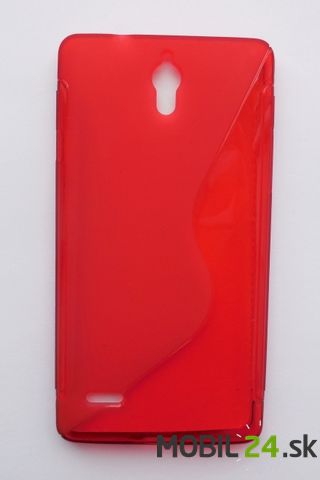 Gumené puzdro Huawei G700 červené