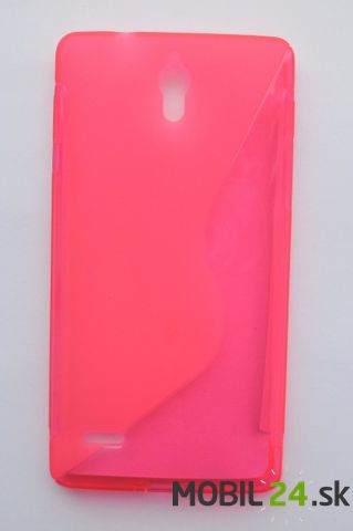 Gumené puzdro Huawei G700 ružové