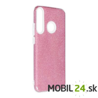 Puzdro Huawei P40 lite E ružové glitter