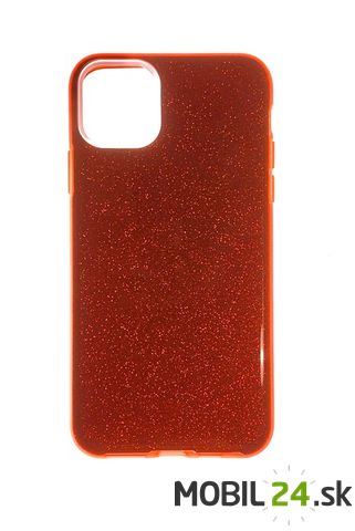 Puzdro iPhone 11 pro max glitter červené