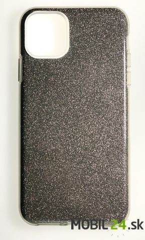 Puzdro iPhone 11 pro max glitter čierne