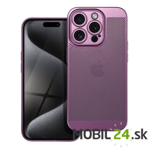 Puzdro iPhone 15 pro fialové by