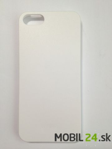 Púzdro iPhone 5/5s/SE plastové tenké KS biele