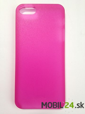 Púzdro iPhone 5/5s/SE plastové tenké KS ružové