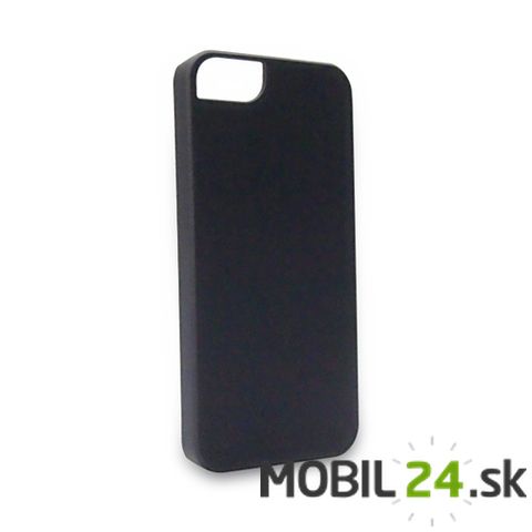 Púzdro iPhone 5/5s/SE rubber plastové čierne KS