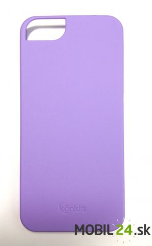 Púzdro iPhone 5/5s/SE rubber plastové fialové KS