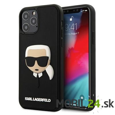 Puzdro Karl Lagerfeld iPhone 12 pro max čierne