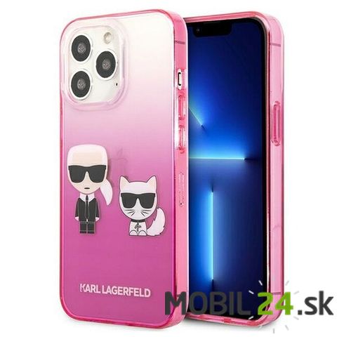 Puzdro Karl Lagerfeld iPhone 13 pro max ružové