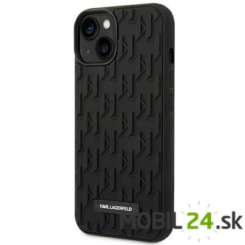 Puzdro Karl Lagerfeld iPhone 14 Pro Max rubber čierne KL