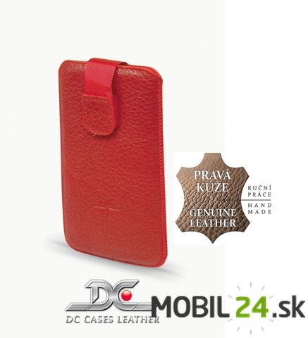 Puzdro na Samsung Galaxy S i9000 kožené DC Protect Floter červené