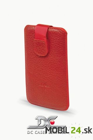 Puzdro na Samsung Galaxy S II i9100 kožené DC Protect Floter červené