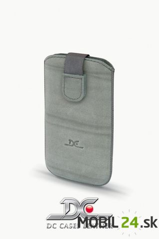 Puzdro na iPhone 4/4s kožené DC Protect Meridian šedé