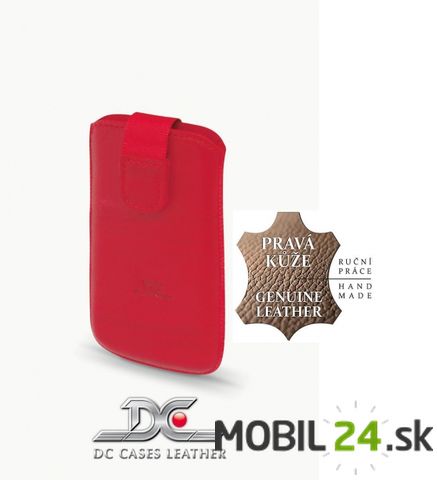 Puzdro na Samsung S5230 kožené DC Protect Meridian červené