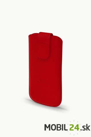 Puzdro na iPhone 5/5s/SE kožené DC Protect Montone červené