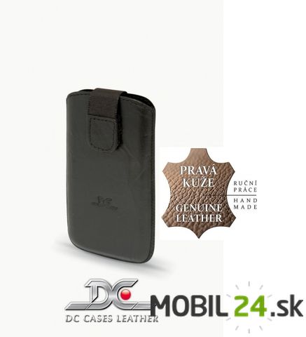 Púzdro kožené DC Protect Soft veľkosť Samsung S8300 čierne