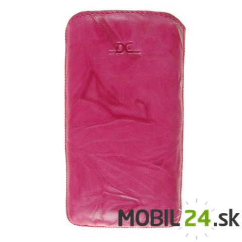 Púzdro kožené DC Washed SRC TOP 30 Samsung i9500 Galaxy S4 ružové
