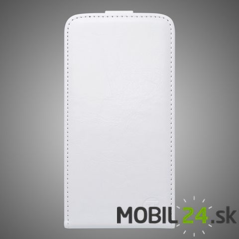 Puzdro na mobil Huawei G620S knižkové biele