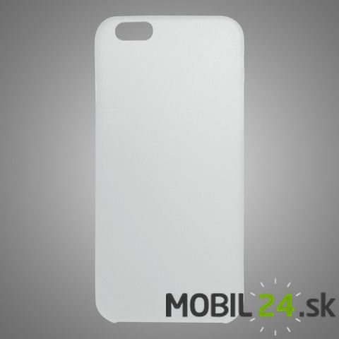 Puzdro na mobil iPhone 6/6s plastové Slim transparentné