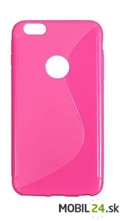 Puzdro na mobil iPhone 6 Plus 5,5 gumené ružové