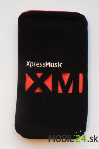 Puzdro na mobil nasúvacie XpressMusic červené