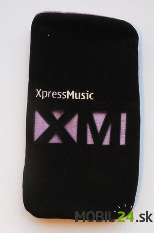 Puzdro na mobil nasúvacie XpressMusic fialové