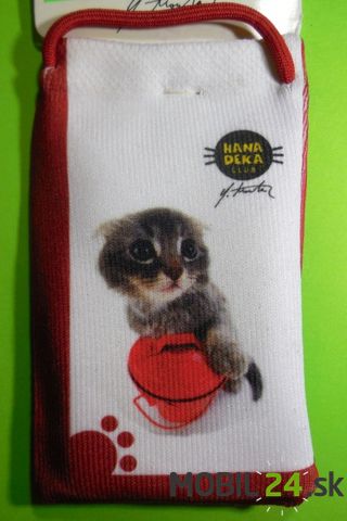 Puzdro na mobil ponožka Mačka