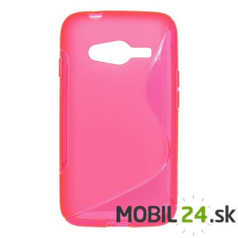 Puzdro na mobil Samsung Galaxy ACE 4 lite gumené ružové