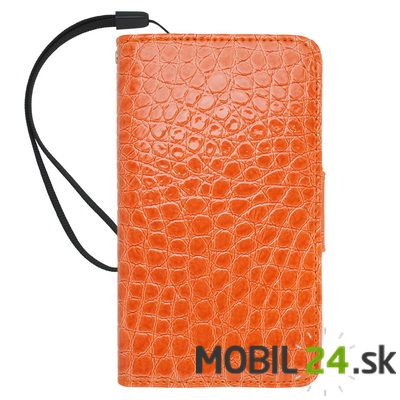 Púzdro na mobil Samsung Galaxy S II i9100 (744) oranžové lesklé