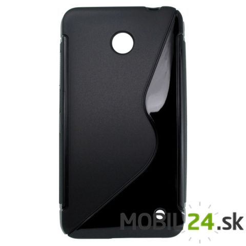 Puzdro na Nokia Lumia 630 čierne gumené
