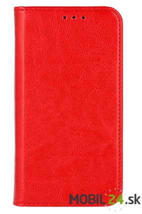 Puzdro na Samsung A70 kožené červené