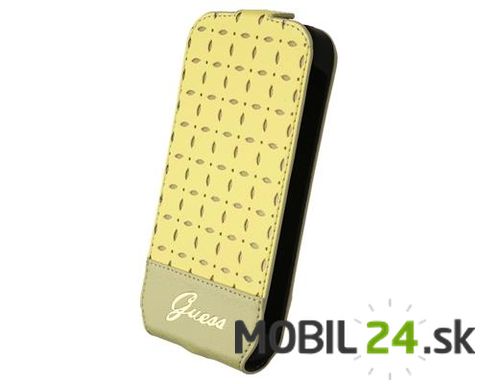 Puzdro na Samsung Galaxy S4 mini i9190 GUESS žlté