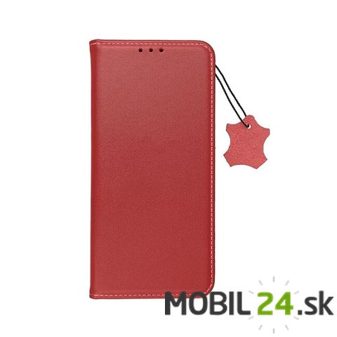 Puzdro na Samsung S23 červené kožené SMART