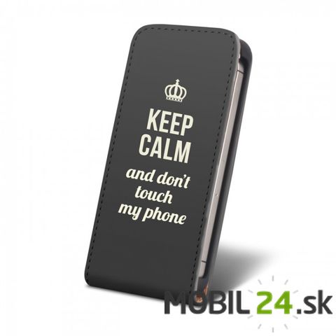 Puzdro pre Huawei Y550 Keep calm don´t touch my phone