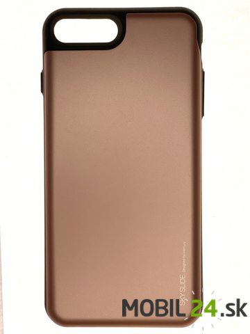 Puzdro pre iPhone 7 plus / iPhone 8 plus ružové na kreditnú kartu GY