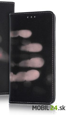 Puzdro pre Samsung J3 2017 termo čierno-ružové