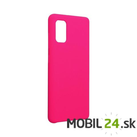 Puzdro Samsung A41 ružové neónové elegant