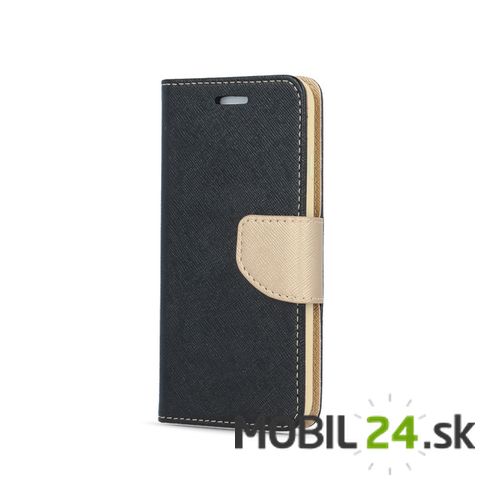 Puzdro Samsung A42 5G čierne so zlatým