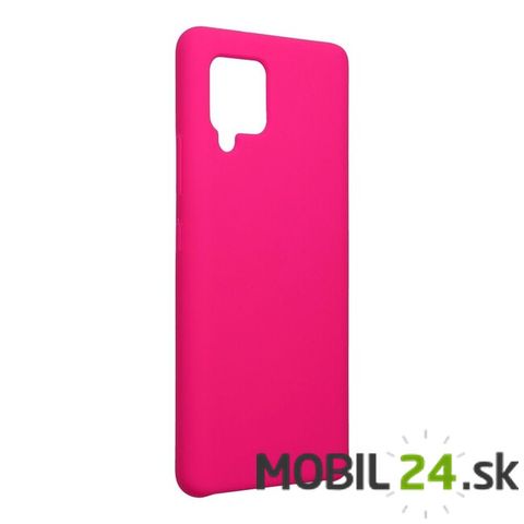 Puzdro Samsung A42 5G ružové neónové elegant