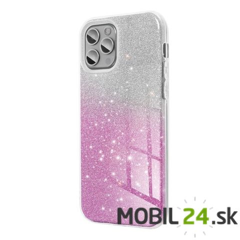 Puzdro Samsung A52 5G/ A52 LTE glitter ružovo strieborné