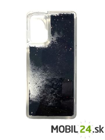 Puzdro Samsung A72 5G trblietavé čierne