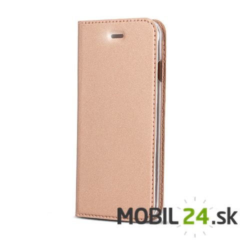 Puzdro Samsung A8 2018/A5 2018 ružovo zlaté premium