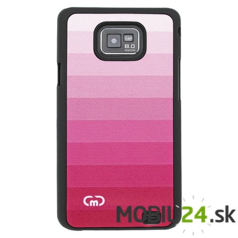 Púzdro Samsung Galaxy S II i9100 plastové zadné motív tieňovaná ružová